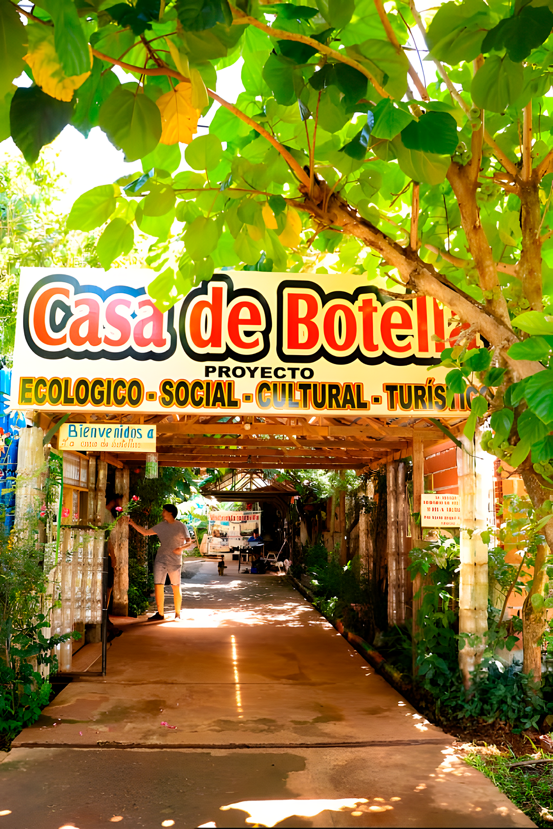 casa de botellas